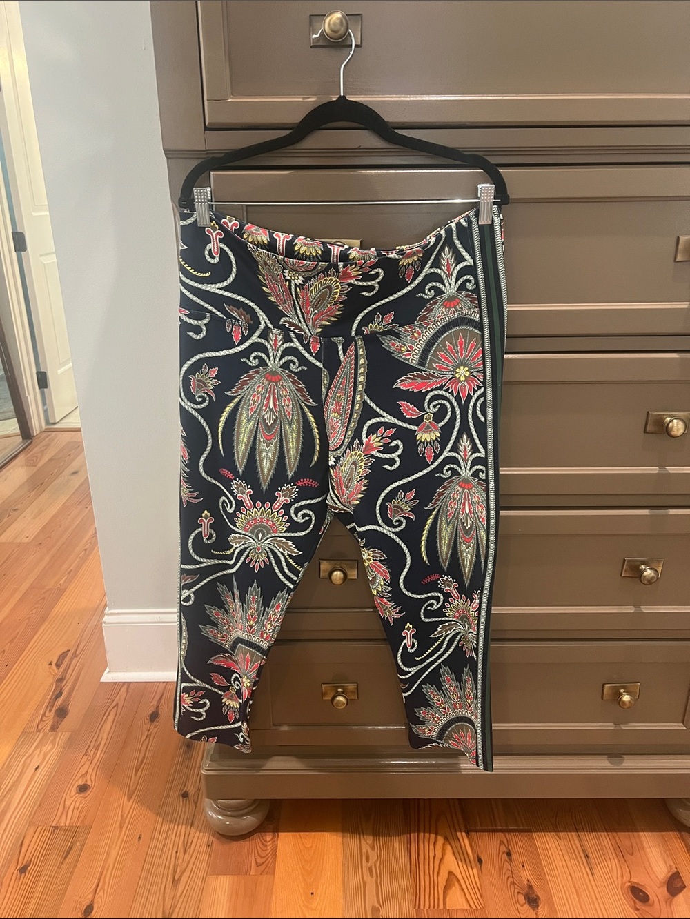 Gretchen Scott Pants Sz XL Print Pull On Jersey Stretch